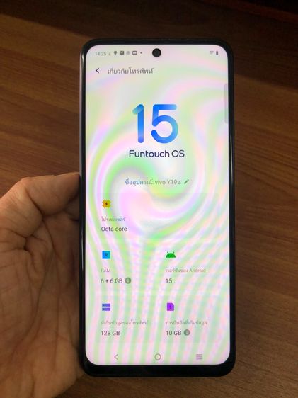 vivo Y19s  RAM 6 ROM 128GB  มือสอง สภาพใหม่  รูปที่ 2