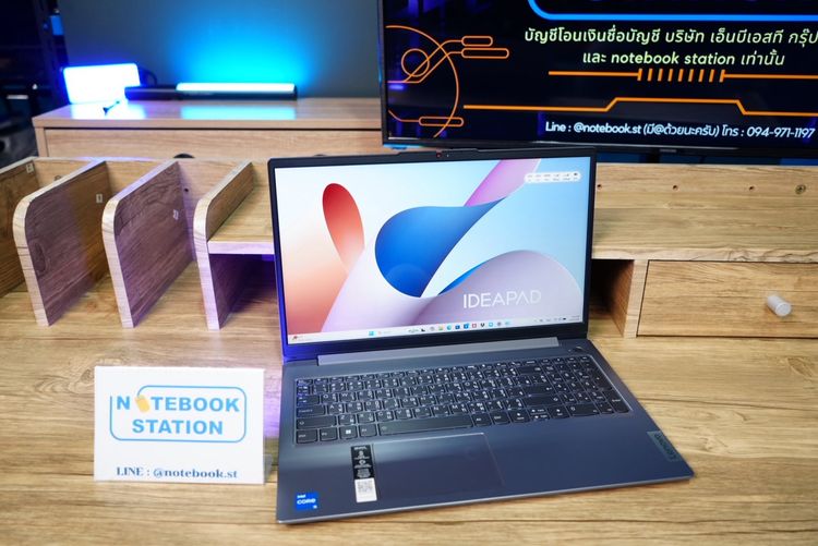 Lenovo IdeaPad Slim 3 i5-13420H Ram16 SSD512 จอ15.6 FHD IPS สเปคสูง ทำงานเก่ง คีย์บอร์ดไฟ มีแป้นตัวเลขแยก เครื่องสวยบางเบา พร้อมประกันศูนย์2 รูปที่ 4