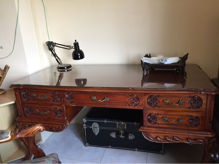 โต๊ะไม้แท้ และเก้าอี้ไม้แท้ รูปที่ 2