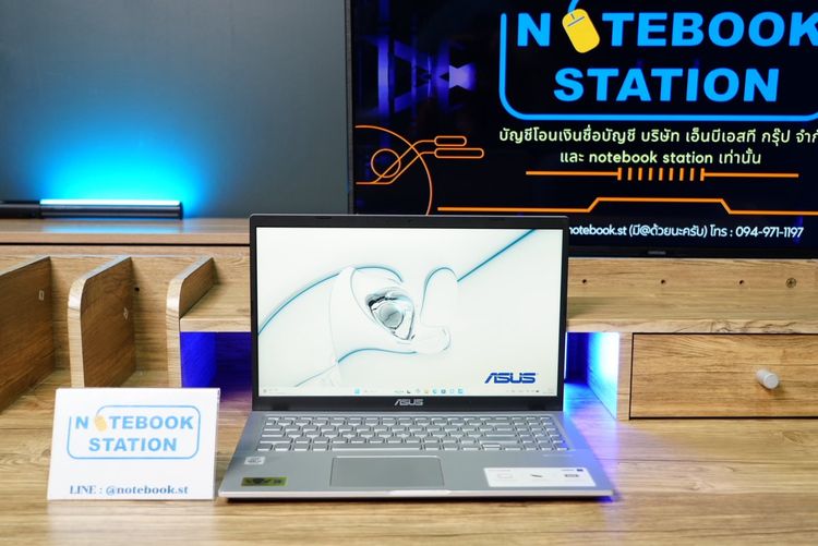 Asus X515JA i3-1005G1 Ram8 SSD512GB หน้าจอ 15.6นิ้ว FHD สเปคทำงานทั่วไป จอใหญ่มีแป้นตัวเลขแยก เครื่องพร้อมใช้งาน ขายถูกเพียง 6,890.-เท่านั้น รูปที่ 2