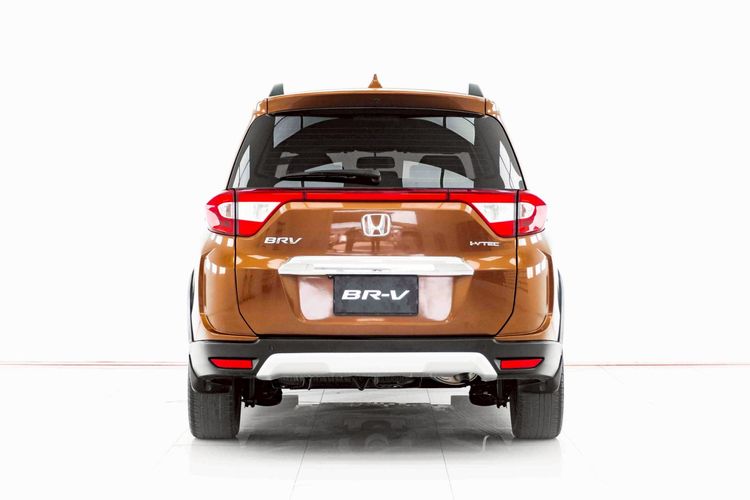 Honda BR-V 2017 1.5 SV Utility-car เบนซิน ไม่ติดแก๊ส เกียร์อัตโนมัติ น้ำตาล รูปที่ 4