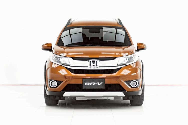 Honda BR-V 2017 1.5 SV Utility-car เบนซิน ไม่ติดแก๊ส เกียร์อัตโนมัติ น้ำตาล รูปที่ 3