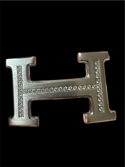 หัวเข็มขัดทองคำ ฝังเพชรแท้ หนักกะรัตกว่า 