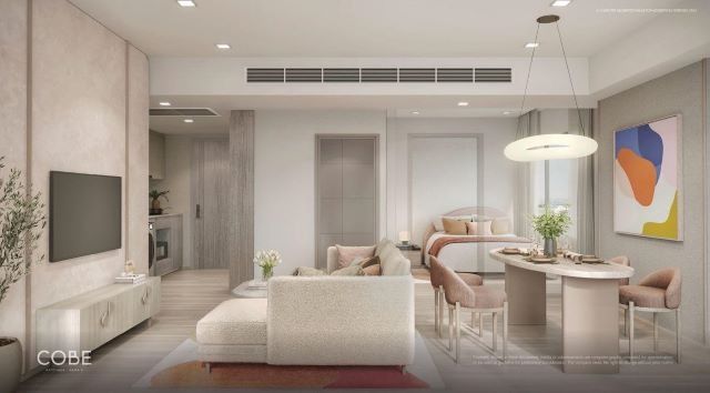 ตกแต่งครบ CM04385 ขายดาวน์ คอนโด โค้บบ์ รัชดา-พระราม 9 COBE Ratchada-Rama 9 ถ.เทียมร่วมมิตร รูปที่ 2