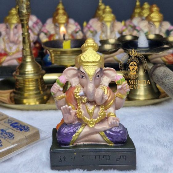 พระพิฆเนศ 3นิ้ว ปางดั๊กดูเศรษฐ