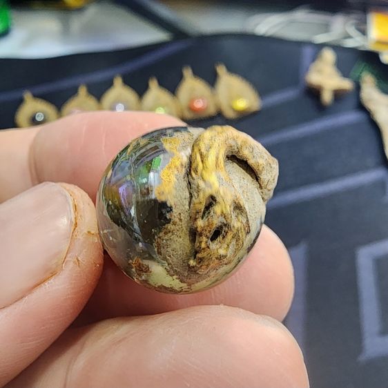 จี้แก้วพญานาค เนื้อชินทอง กรุลําพูน ส่งฟรีทั่วประเทศ รูปที่ 6