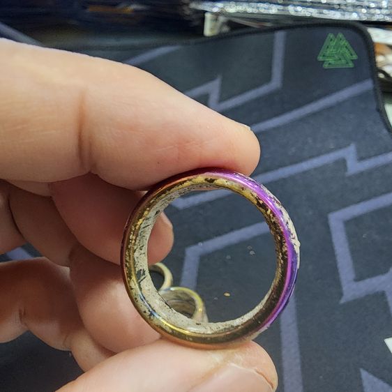 แหวนเหล็กไหลสายรุ้ง กรุลําพูน ส่งฟรีทั่วประเทศ รูปที่ 3