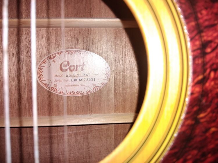 กีต้าร์โปร่ง Cort AD-870 NAT มือสอง รูปที่ 5