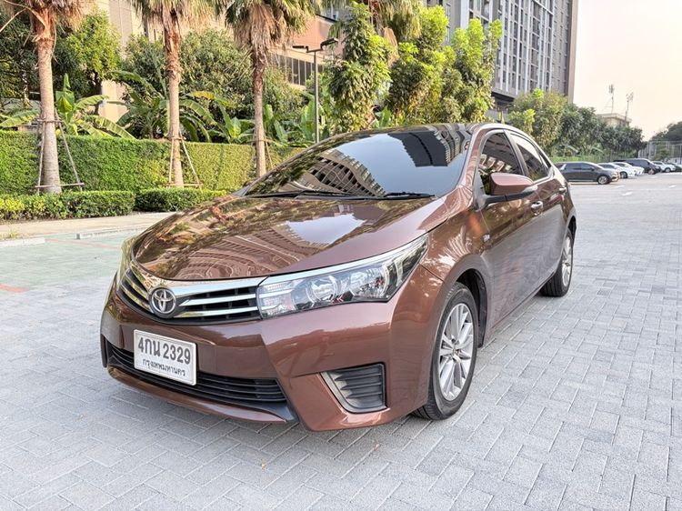 Toyota Altis 2015 1.6 G Sedan เบนซิน ไม่ติดแก๊ส เกียร์อัตโนมัติ น้ำตาล รูปที่ 3