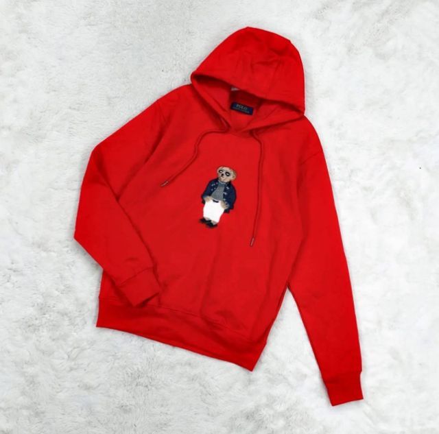 Polo Ralph Lauren สเวสเตอร์ฮู้ด 💯💯 งานปักลายน้องหมี 