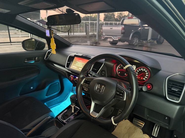 Honda City 2021 1.0 RS Sedan เบนซิน ไม่ติดแก๊ส เกียร์อัตโนมัติ ดำ รูปที่ 2
