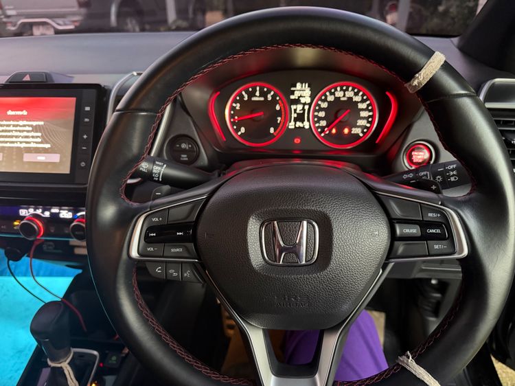 Honda City 2021 1.0 RS Sedan เบนซิน ไม่ติดแก๊ส เกียร์อัตโนมัติ ดำ รูปที่ 3