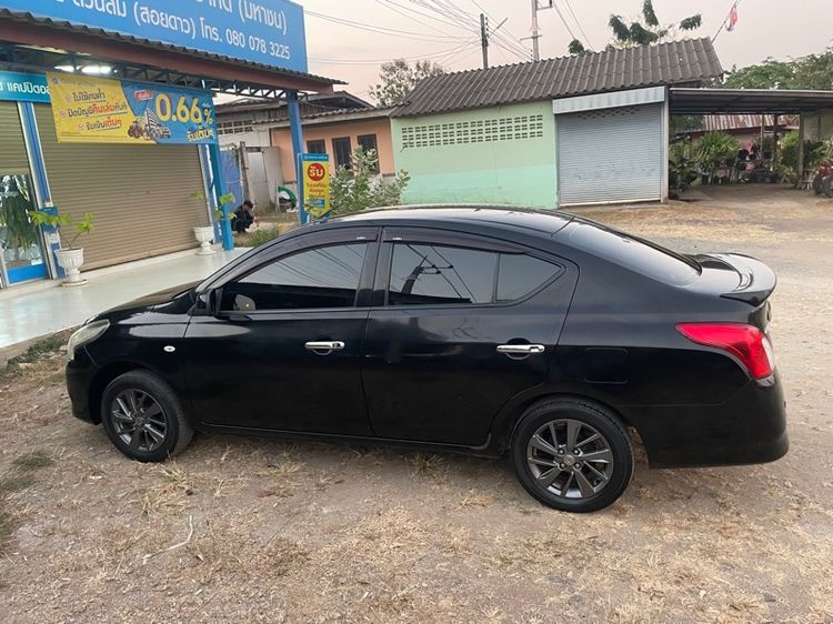 Nissan Almera 2015 1.2 VL Sedan เบนซิน ไม่ติดแก๊ส เกียร์อัตโนมัติ ดำ รูปที่ 4