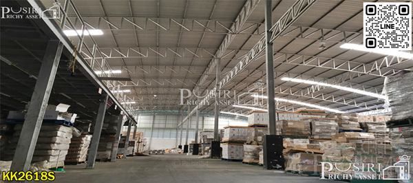 ขาย ให้เช่าโรงงาน 6 ไร่ ผลิตและเก็บของได้เต็มที่ เดินทางสุดสะดวก ใกล้ทั้ง สาย 5 และเพชรเกษม - KK2618S