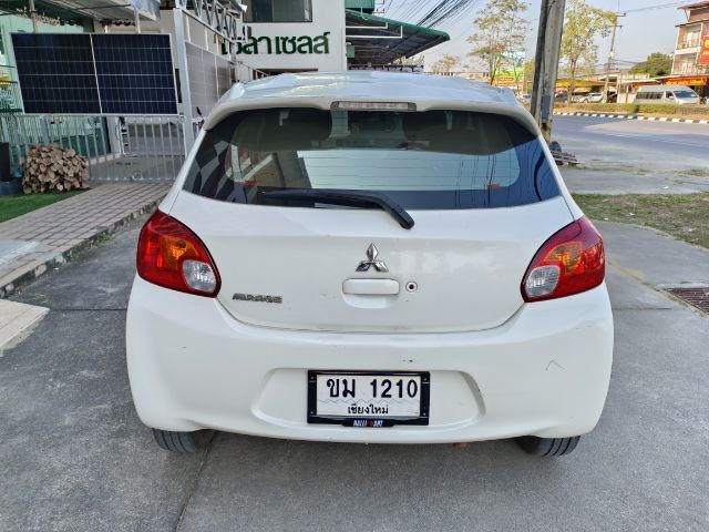 Mitsubishi Mirage 2013 1.2 Limited Edition Sedan เบนซิน ไม่ติดแก๊ส เกียร์อัตโนมัติ ขาว รูปที่ 2