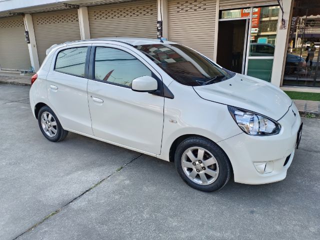 Mitsubishi Mirage 2013 1.2 Limited Edition Sedan เบนซิน ไม่ติดแก๊ส เกียร์อัตโนมัติ ขาว รูปที่ 3