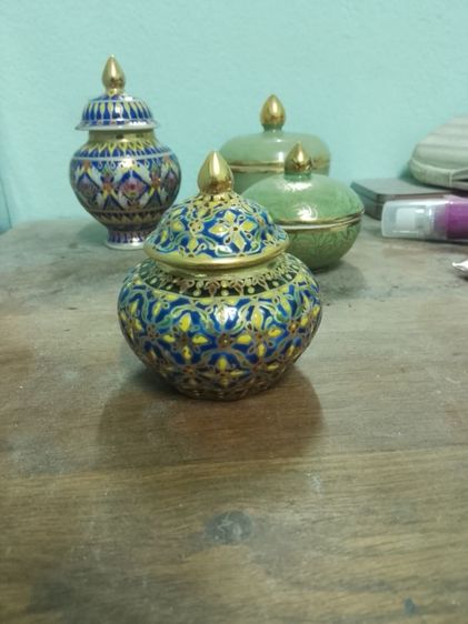 เครื่องเบญจรงค์ งานฝีมือช่างไทย มีอายุมากกว่า30ปี รูปที่ 2