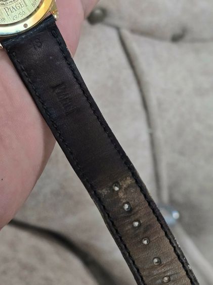 Rare PIAGET CHRONOMETER White Dial Ref.15468 Limited 49 50 18k Rose Gold หน้าปัดขาว หลักเลขไทย ตัวเรือนทองคำแท้ 18k  รูปที่ 9