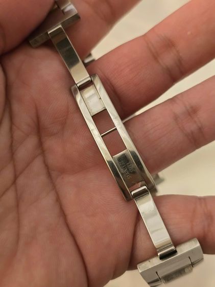 นาฬิกา A LE MARQUAND GENEVE  Black Dial Factory Diamond CHRONOGRAPH ขอบเพชรแท้64เม็ดจากโรงงานเดิม หน้าปัดดำ มีวันที่ กระจกSAPPHIRE CRYSTAL  รูปที่ 18