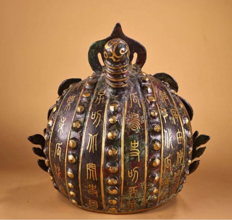 ✨รูปปั้นนายพลสวมหมวกเกราะทำจากทองสัมฤทธิ์ รูปที่ 5