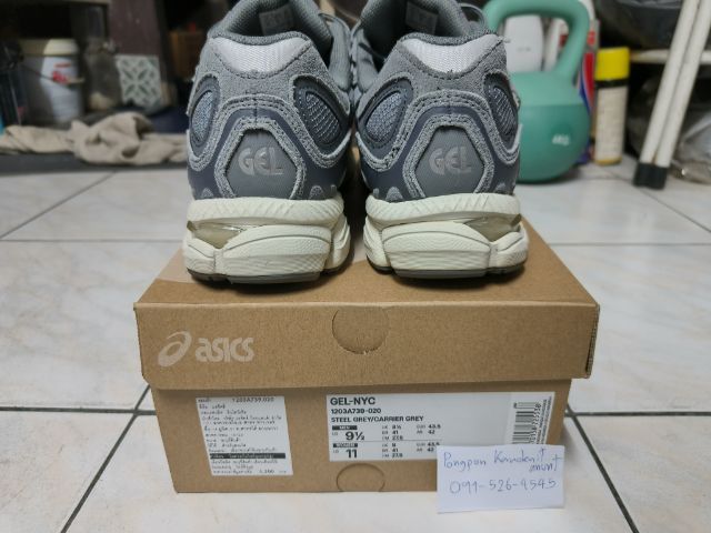 ขาย Asics Gel-NYC สี Stell Gray 9.5us 275cm รูปที่ 4