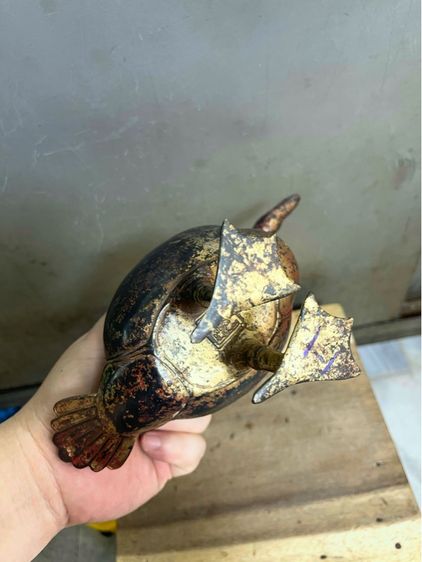 กาน้ำชา นก ทองเหลือง สะสมA2 รูปที่ 11