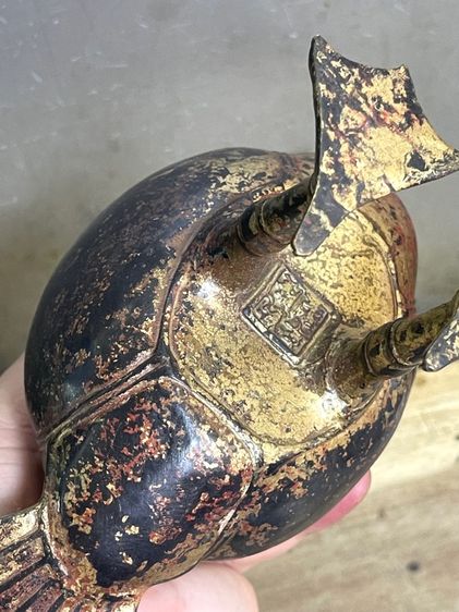 กาน้ำชา นก ทองเหลือง สะสมA2 รูปที่ 10