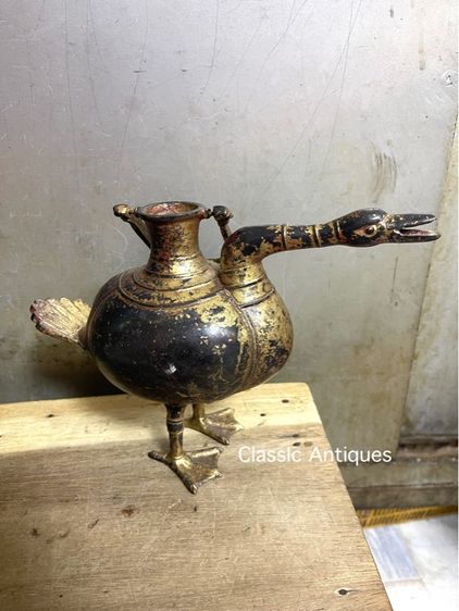 กาน้ำชา นก ทองเหลือง สะสมA2 รูปที่ 14