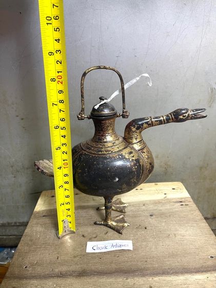 กาน้ำชา นก ทองเหลือง สะสมA2 รูปที่ 16