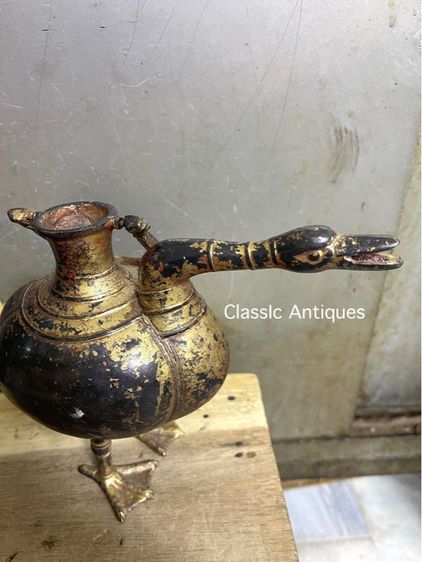 กาน้ำชา นก ทองเหลือง สะสมA2 รูปที่ 15