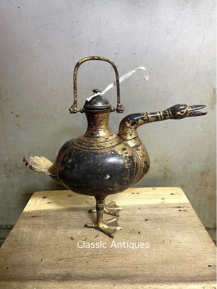 กาน้ำชา นก ทองเหลือง สะสมA2 รูปที่ 13