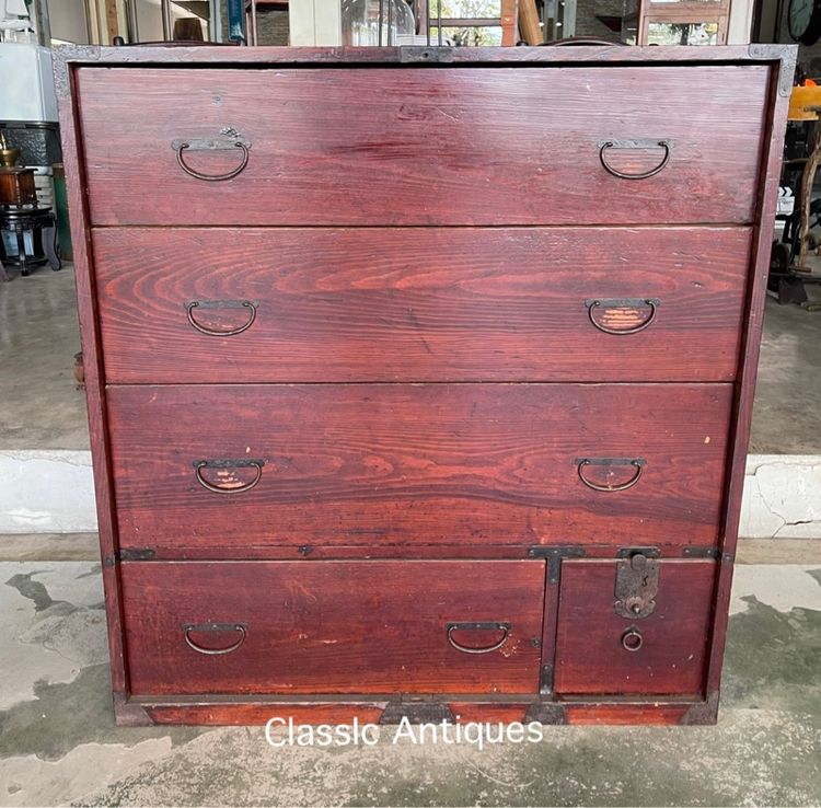 ตู้ ลิ้นชักไม้ เก่าสะสม