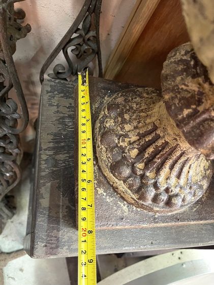 กระถางหลุยส์ เหล็กหล่อ ใบใหญ่จัมโบ้ รูปที่ 12