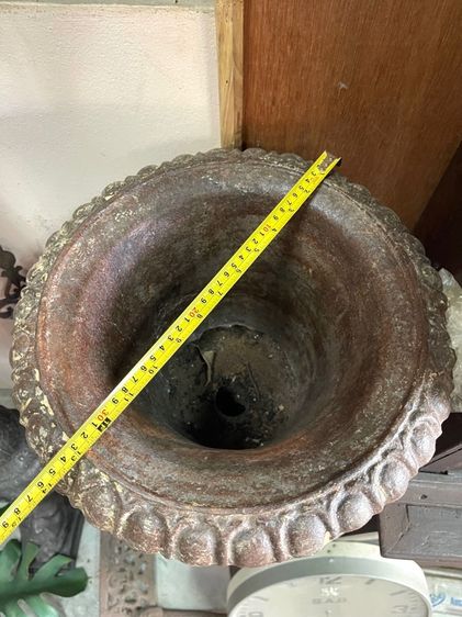 กระถางหลุยส์ เหล็กหล่อ ใบใหญ่จัมโบ้ รูปที่ 9