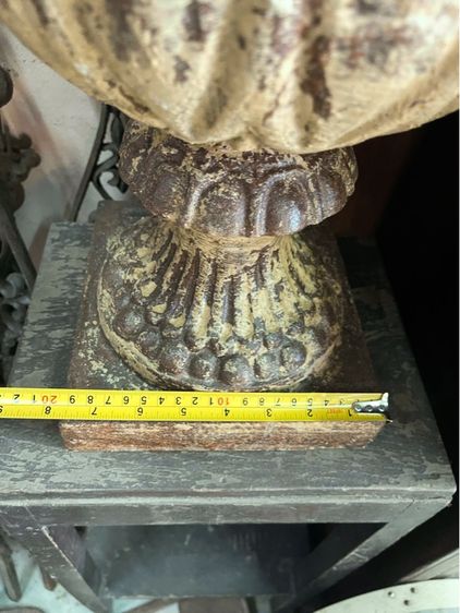 กระถางหลุยส์ เหล็กหล่อ ใบใหญ่จัมโบ้ รูปที่ 11