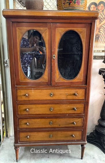 ตู้ ลิ้นชักยุโรป เก่าโบราณสะสม รูปที่ 5