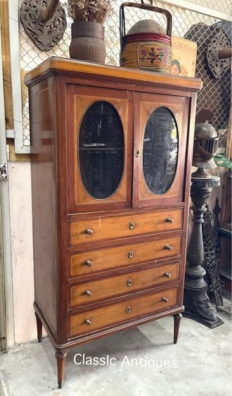 ตู้ ลิ้นชักยุโรป เก่าโบราณสะสม รูปที่ 2