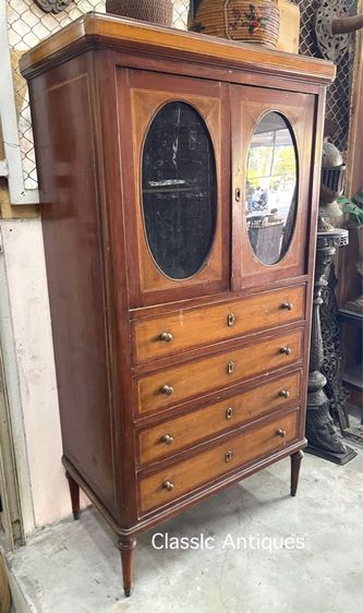 ตู้ ลิ้นชักยุโรป เก่าโบราณสะสม รูปที่ 4