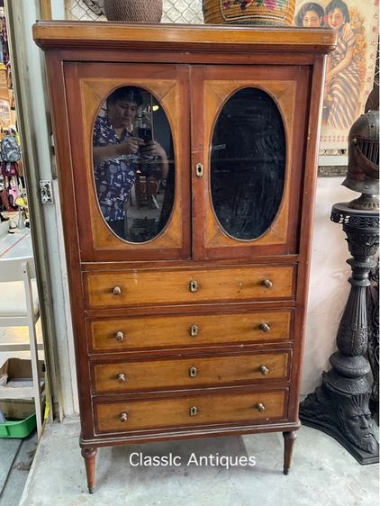 ตู้ ลิ้นชักยุโรป เก่าโบราณสะสม รูปที่ 6