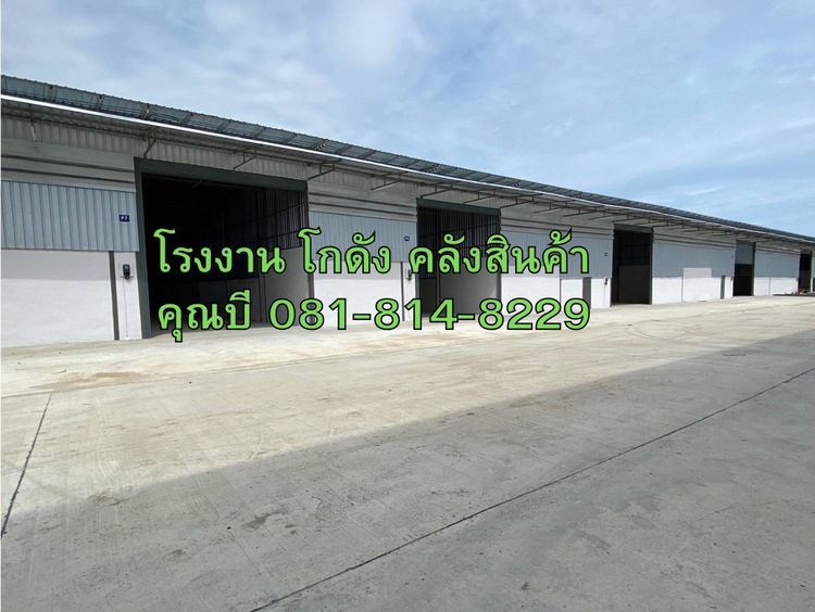 ให้เช่าโรงงาน โกดัง คลังสินค้า ขนาดเริ่มต้น 100 ตร.ม. ถึง 8,000 ตร.ม แถวแคราย คลองมะเดื่อ นาดี บางน้ำจืด สมุทรสาคร  