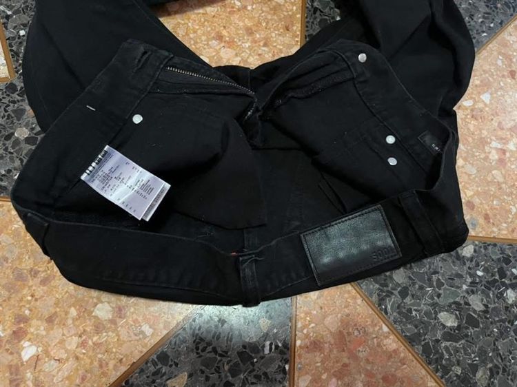 📌UNIQLO👖 S001 -Super black เอว31-32 รูปที่ 6