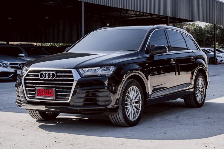 Audi Audi Q7 2018 3.0 TFSI Quattro S Line 4WD Utility-car ดีเซล ไม่ติดแก๊ส เกียร์อัตโนมัติ ดำ รูปที่ 2