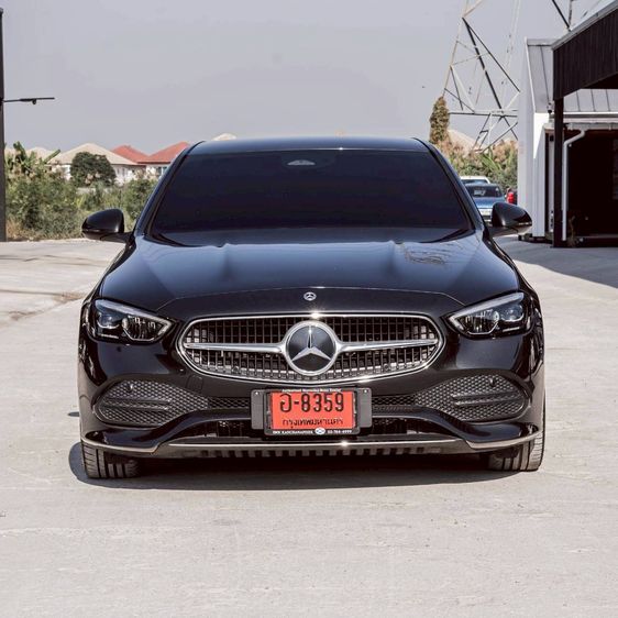 Mercedes-Benz C-Class 2022 C220 Sedan ดีเซล ไม่ติดแก๊ส เกียร์อัตโนมัติ ดำ รูปที่ 2