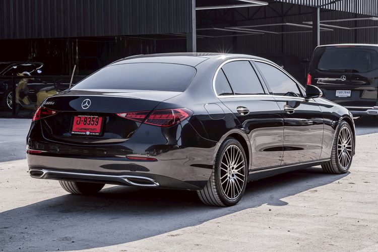 Mercedes-Benz C-Class 2022 C220 Sedan ดีเซล ไม่ติดแก๊ส เกียร์อัตโนมัติ ดำ รูปที่ 4