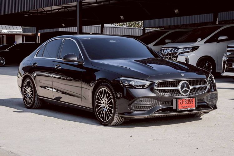 Mercedes-Benz C-Class 2022 C220 Sedan ดีเซล ไม่ติดแก๊ส เกียร์อัตโนมัติ ดำ