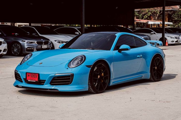 Porsche Carrera 2017 รุ่นย่อยอื่นๆ Sedan เบนซิน ไม่ติดแก๊ส เกียร์อัตโนมัติ ฟ้า รูปที่ 3
