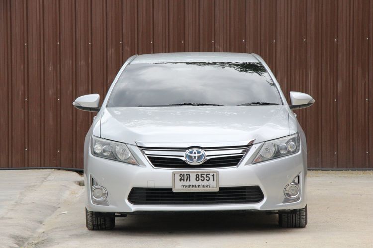 Toyota Camry 2012 2.5 Hybrid Premium Sedan ไฮบริด ไม่ติดแก๊ส เกียร์อัตโนมัติ บรอนซ์เงิน รูปที่ 2