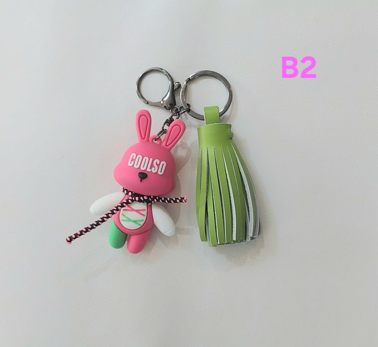 พวงกุญแจพู่ หนังวัวแท้ งาน handmade  รูปที่ 10