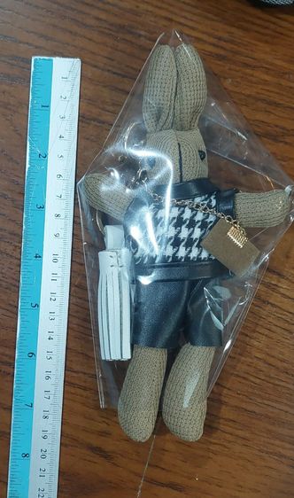 พวงกุญแจพู่ หนังวัวแท้ งาน handmade  รูปที่ 6