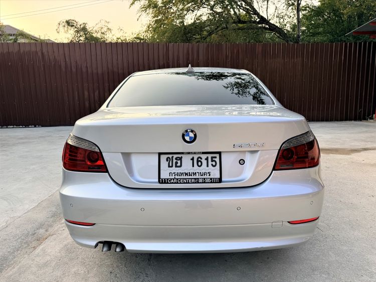 BMW Series 5 2008 520d Sedan ดีเซล ไม่ติดแก๊ส เกียร์อัตโนมัติ บรอนซ์เงิน รูปที่ 4